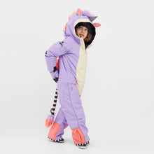 UNIDO Lila Einhorn Schneeanzug
