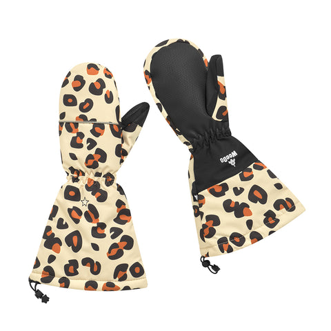 CHEETAHDO Leopard Handschuhe
