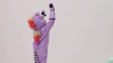 UNIDO Lila Einhorn Schneeanzug