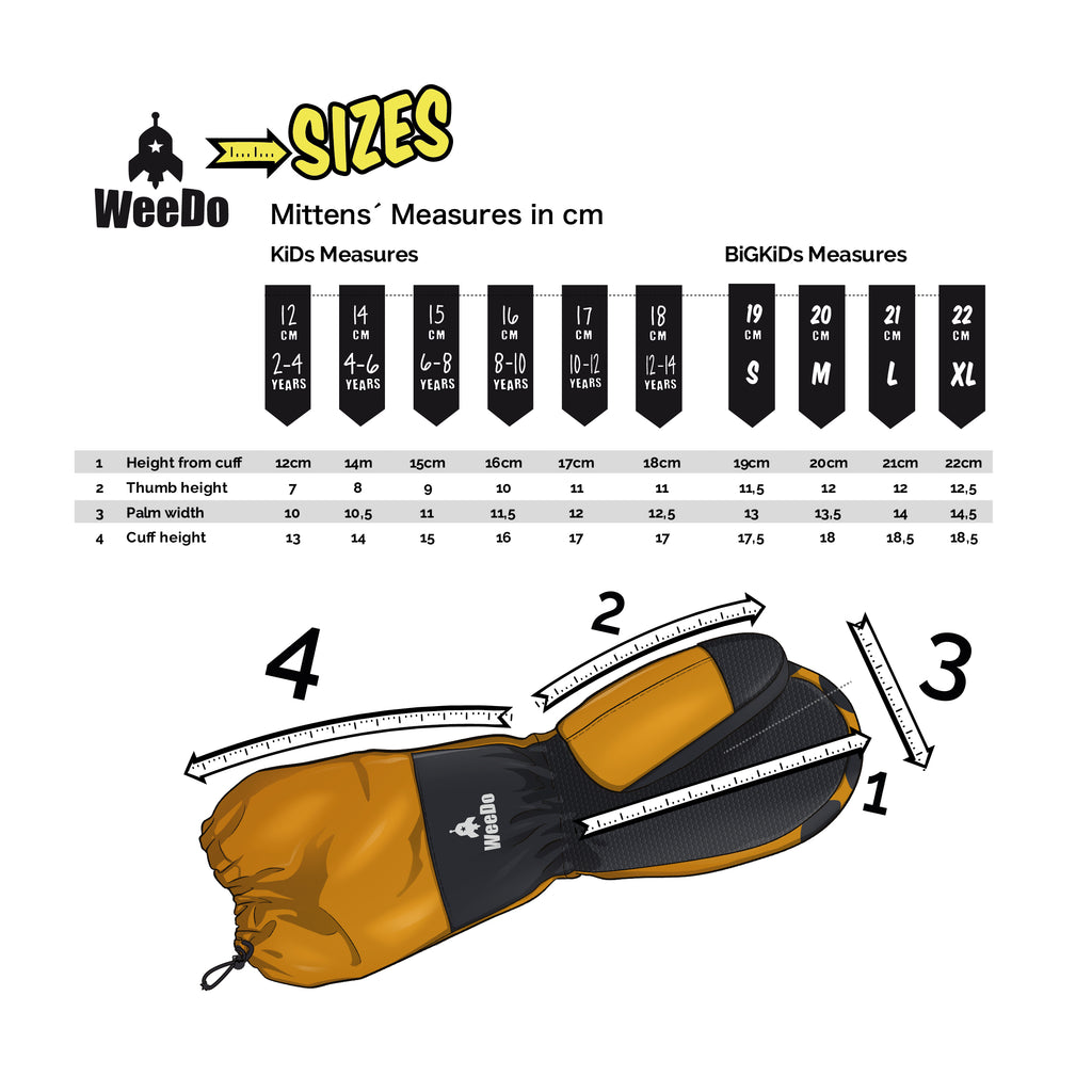 DEVILDO Handschuhe mit langen Manschetten für Kinder – WeeDo funwear GmbH