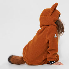 FOXDO fox jumpsuit made of teddy fleece