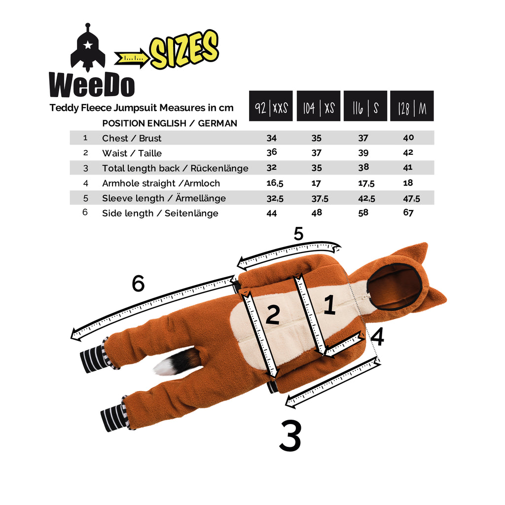 WeeDo PANDO overall – fleece panda funwear GmbH