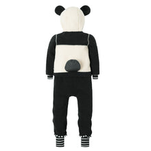 PANDO Panda Overall aus Teddyfleece