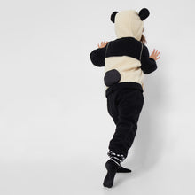 PANDO Panda Overall aus Teddyfleece