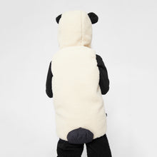 PANDO Panda Wendeweste mit Teddyfleece