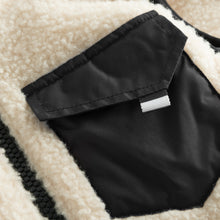 PANDO Panda reversible vest with teddy fleece