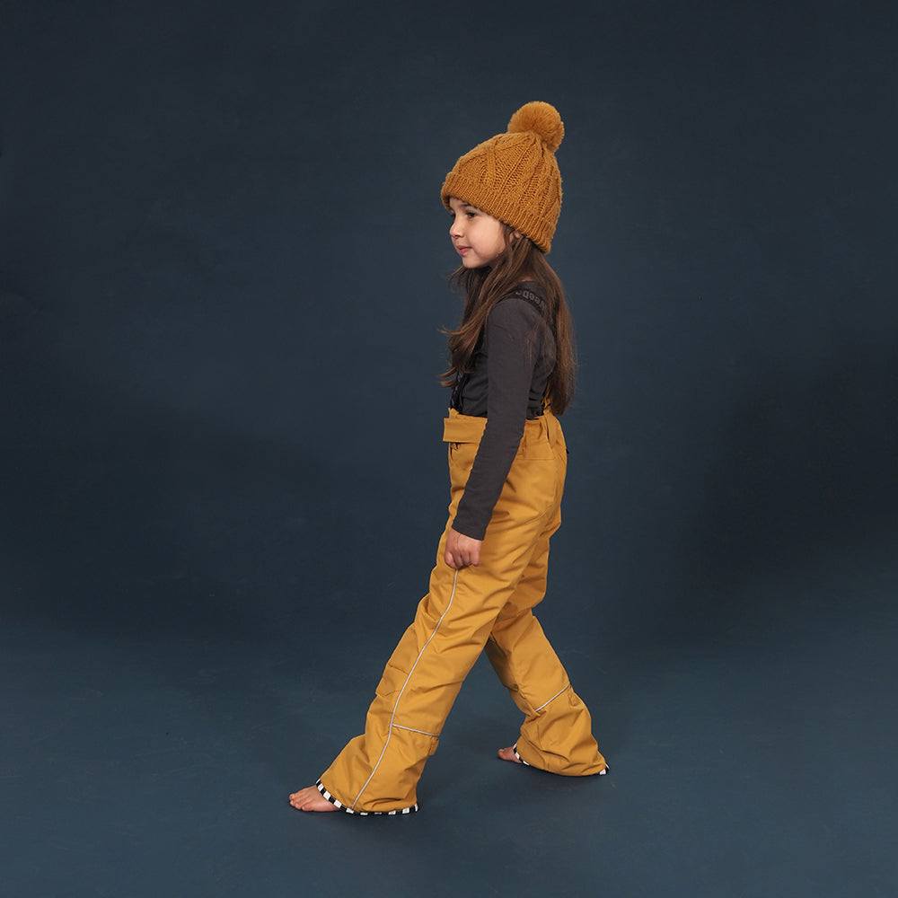 Schneehose für Ski und Snowboard in Löwengelb für Kinder – WeeDo funwear  GmbH